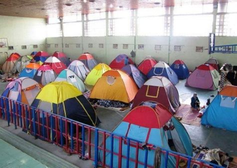 10 سالن ورزشی برای اسکان مهمانان نوروزی در کردستان تجهیز شد