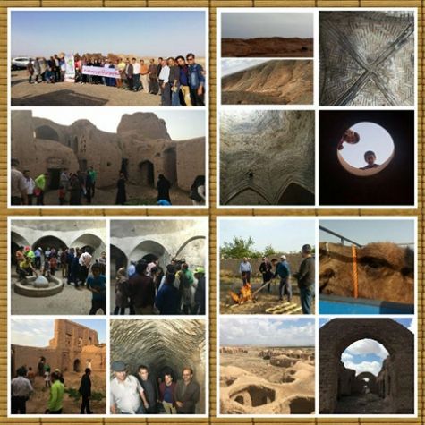 برگزاری اولین تور گردشگری سلامت از کویر بشری و آثار تاریخی روستای سیوکی تربت‌حیدریه