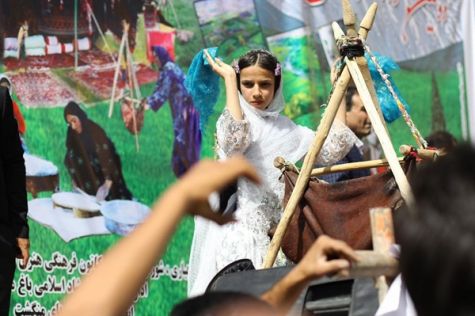 نوروزگاه باغ‌ملک با استقبال مردم برگزار شد