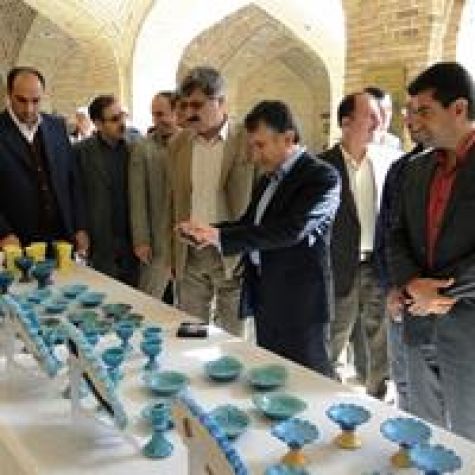 نمایشگاه سفره هفت‌سین در محل خانه‌کُرد افتتاح شد