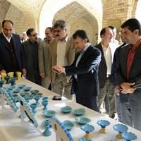 نمایشگاه سفره هفت‌سین در محل خانه‌کُرد افتتاح شد