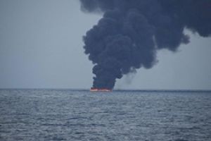 بحران زیست محیطی در پی غرق شدن نفتکش ایرانی در آب‌های چین