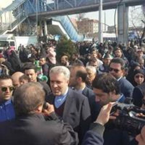 حضور معاون رئیس‌جمهوری در راهپیمایی ۲۲ بهمن