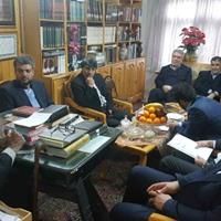رئیس سازمان میراث‌فرهنگی با آیت الله تنکابنی دیدار کرد