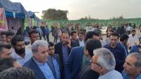 بازدید معاون گردشگری از جشنواره‌های بستنی و برداشت سیر در خوزستان