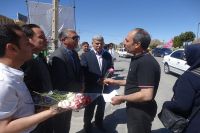 مراسم استقبال از مسافران نوروزی سال 97 در یاسوج برگزار شد