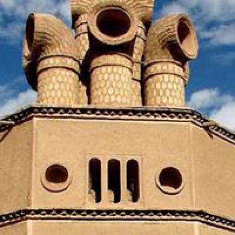 مرمت و بازسازی بادگیر چپقی سیرجان