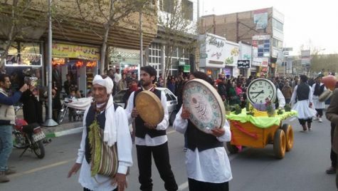 کاروان بهار در کاشمر به حرکت در آمد