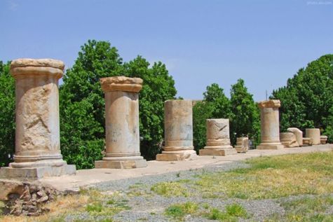 معبد آناهیتا دومین بنای سنگی ایران در شهر کنگاور
