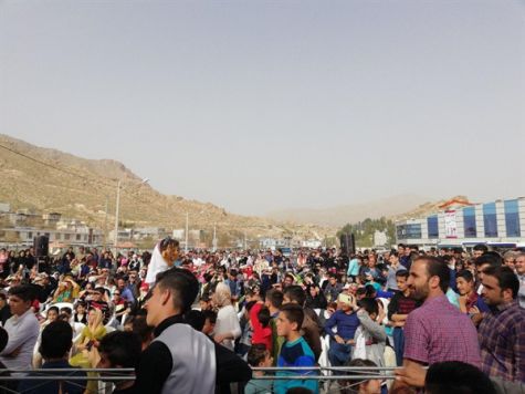 اجرای مراسم نوروزگاه در شهرستان روانسر