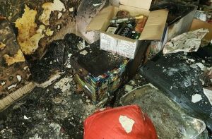 تصاویری از انفجار شدید منزل مسکونی انباشته از مواد محترقه در دولت‌آباد شهرری