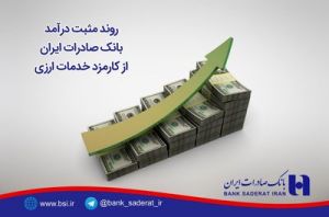 روند مثبت درآمد بانک صادرات ایران از کارمزد خدمات ارزی